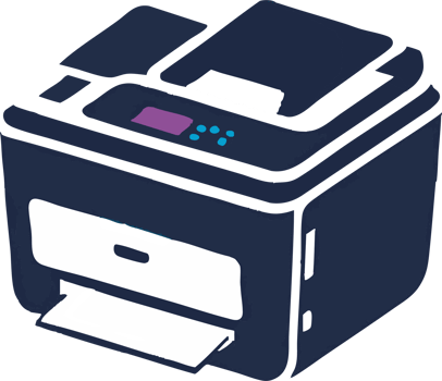 Modern Printer Icon Illustration png