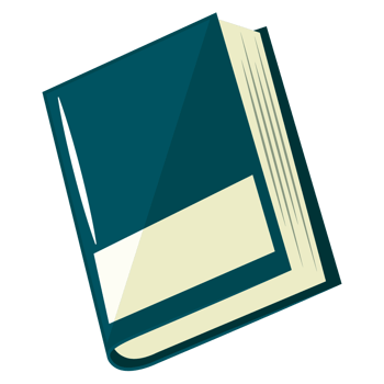 A book icon with a green cover png