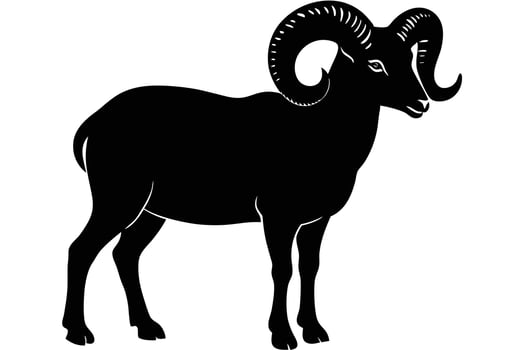 Rustic Sheep Silhouettes vector