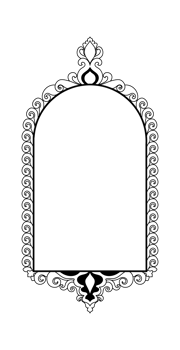 Vintage frame lines Roman gates, borders for pictures. for decoration png