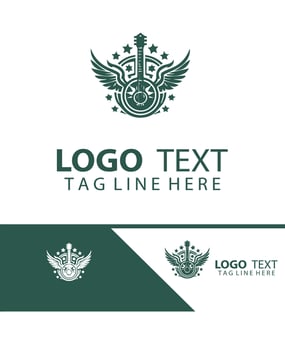 Shred Craft guiter logo vector