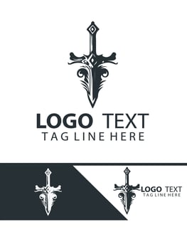 Lightbringer sword logo vector