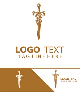 Voidblade sword logo vector