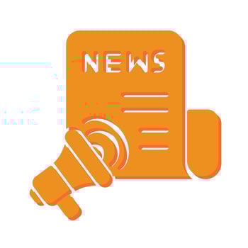 Newspaper Ad Icon Design vector