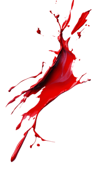 Red Oil Paint Splash png