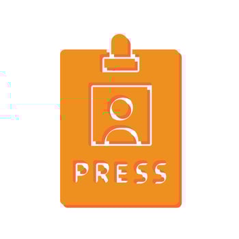 Press Pass Icon Design vector