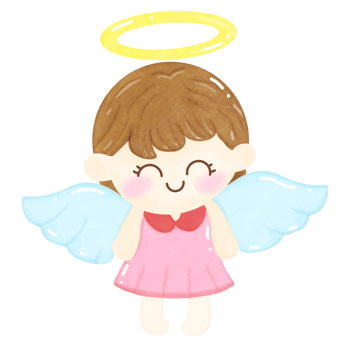 Angel in pink dress for Valentine's Day png