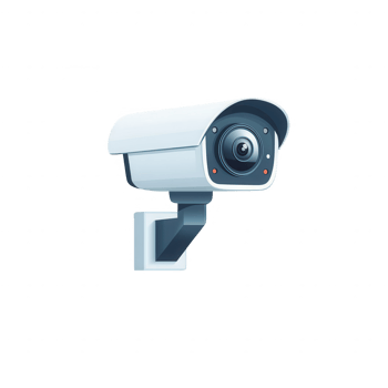 Modern security camera designed for surveillance and safety monitoring. png