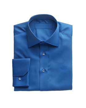 Folded Blue Men's Dress Shirt png