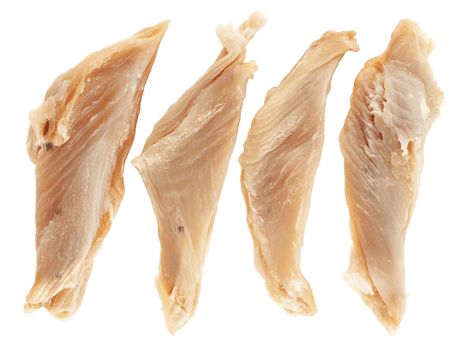 Four Raw Chicken Breast Fillets png