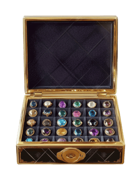 wooden box with jewellery png