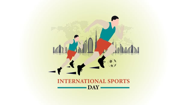International Sports Day vector