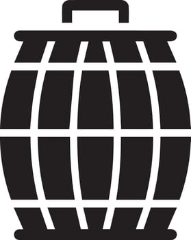 Barrel icon illustration illustration vector