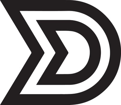 The logo for the d group vector