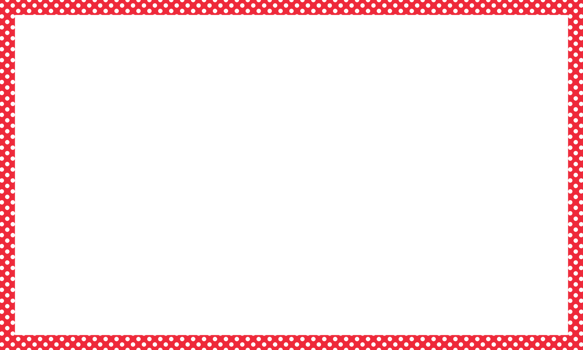 White dots patterns on red frame. png