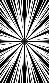 Black and white background abstract radial lines speed vector