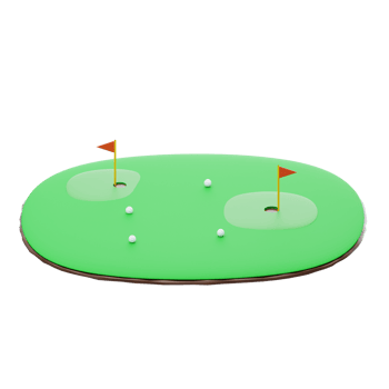 Golf Ground 3D Icon png