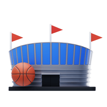 Basketball Stadium 3D Icon png