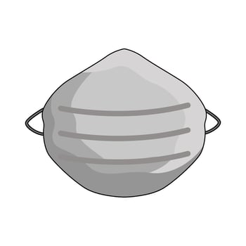 illustration of Dust Mask vector