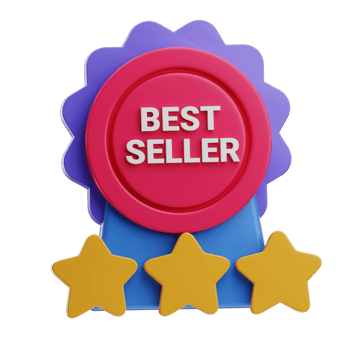 Best Seller ECommerce shop illustration 3D png