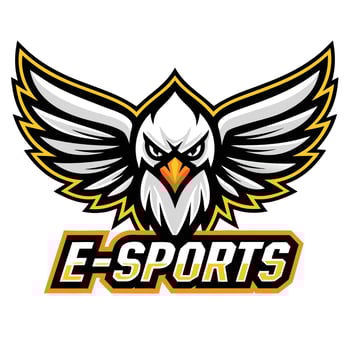 e-sports logo art vector