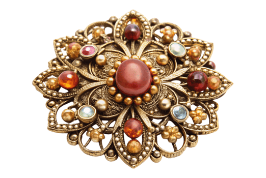 Antique brooch delicate beauty timeless elegance discovered png