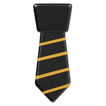 Tie icon isolated 3d render illustratio png