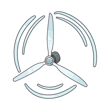 Illustration of Wind Energy vector