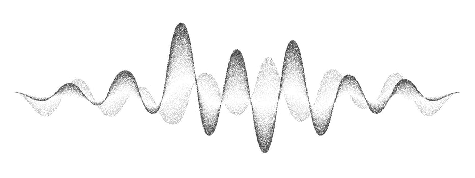 Noise grain sound wave abstract background vector