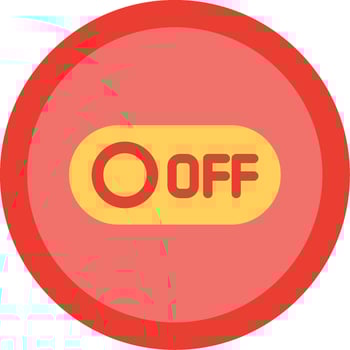 Off Flat Illustration Design vector