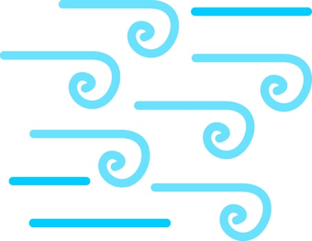 Wind Flat Icon Design vector