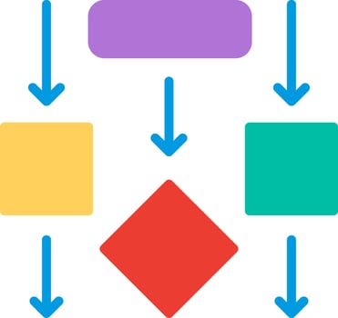 Flow Flat Illustration Design vector