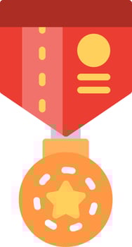 Honor Flat Illustration Icon Design vector