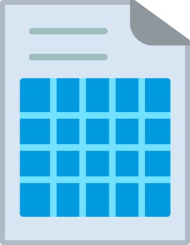 Grid Flat Illustration Design vector