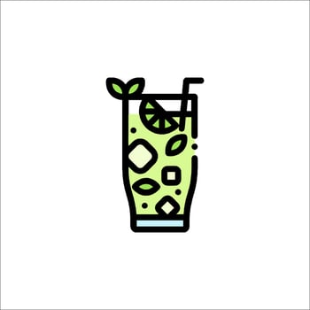 Mojito icon illustration vector