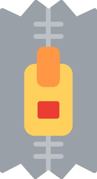 Zip Illustration Flat Design vector