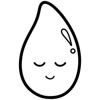 Happy water drop png