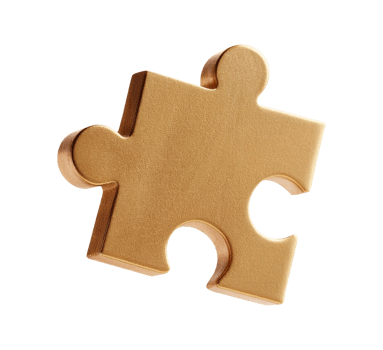 Light Brown Puzzle Piece Isolated png