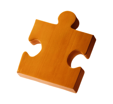 Realistic Puzzle Piece with Cutout Edges png