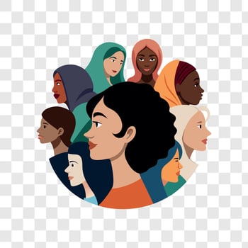 Global Recognition of Womens Impact vector