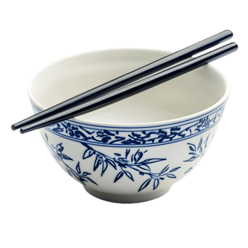 Chinese Noodle Bowl Made of Fine Ceramic png