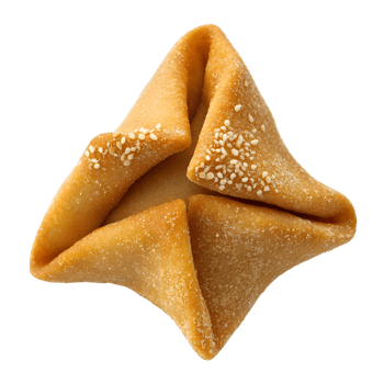 Classic Chinese Fortune Cookie for Celebrations png