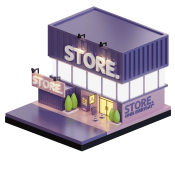 3d store Building Design png