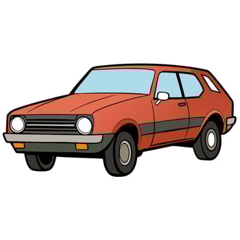 Eco-Friendly Vehicle Car Illustration for Green Themes vector