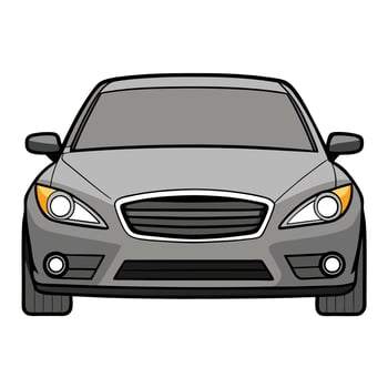 Car Illustration of a Compact Family Hatchback vector