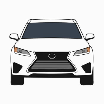 Car Illustration of a Compact Family Hatchback Design vector
