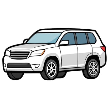 Luxury Coupe Car Illustration with Elegant Features vector