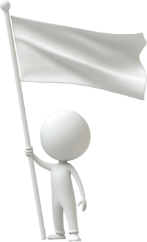 3d people holding a flag png