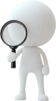 searching for something with a magnifying glass png