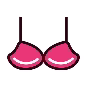 bra Underwear icon design vector